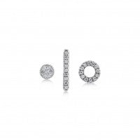 Set di orecchini in argento sterling