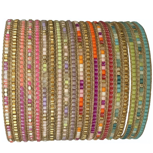 Bracciale filo e perline