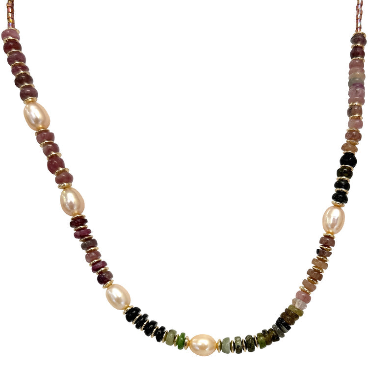 Collana con perline