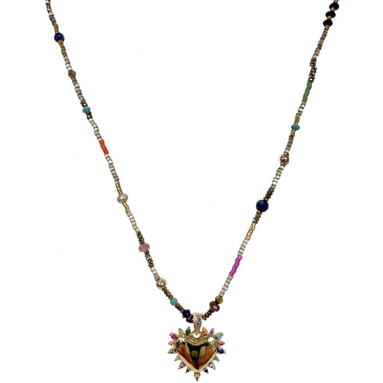 Collana con perline