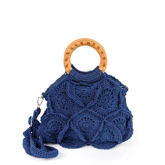 Flower Bag Unicolor Small, Navy