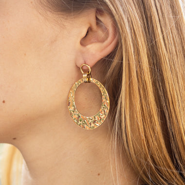 Orecchini Sanaa Effetto Martellato