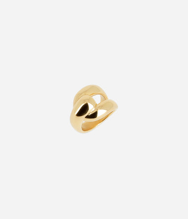 anello zag rubeus yellow gold