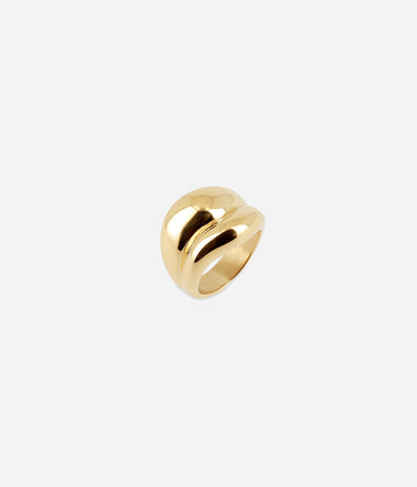 anello zag belby yellow gold