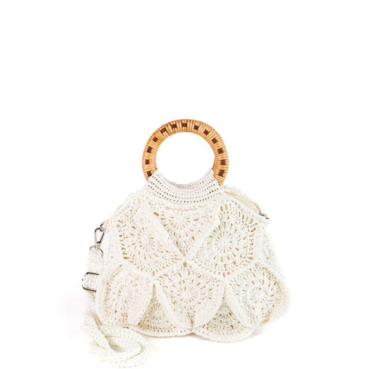 Flower Bag Unicolor Small, White