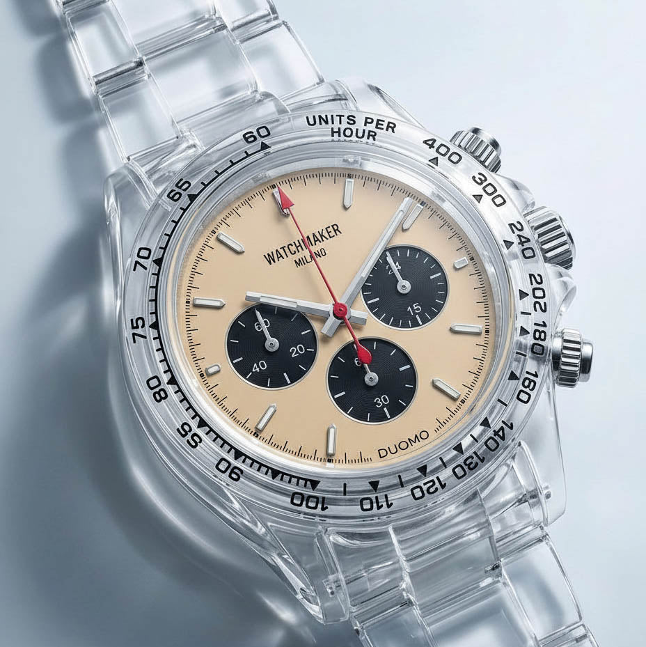 Orologio quadrante beige