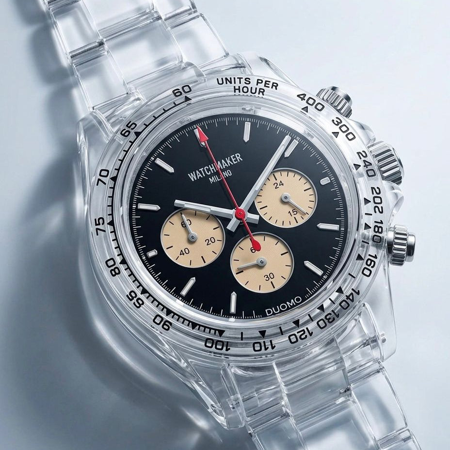Orologio quadrante nero