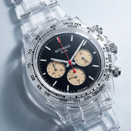 Orologio quadrante nero
