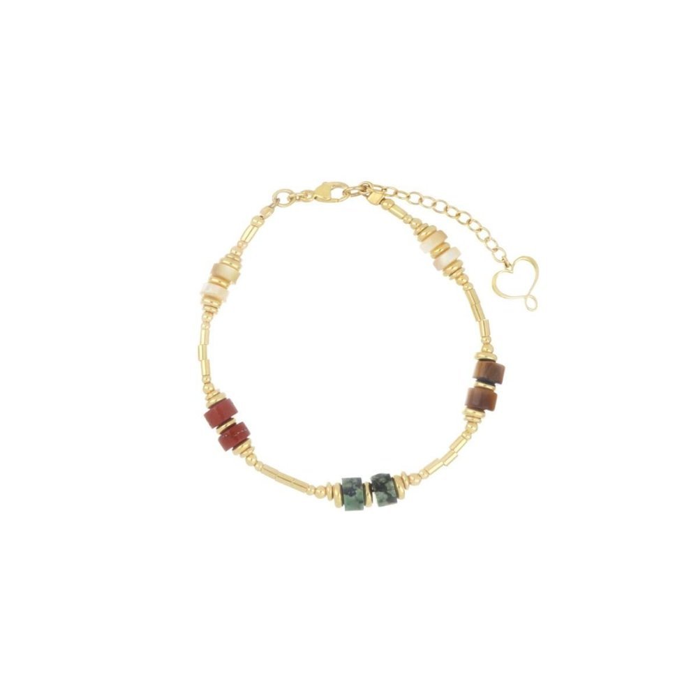 BRACCIALE MADRETERRA E TUBINI BROWN