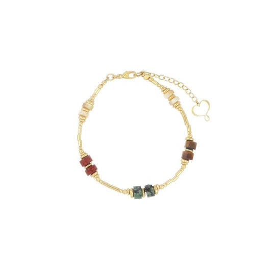 BRACCIALE MADRETERRA E TUBINI BROWN