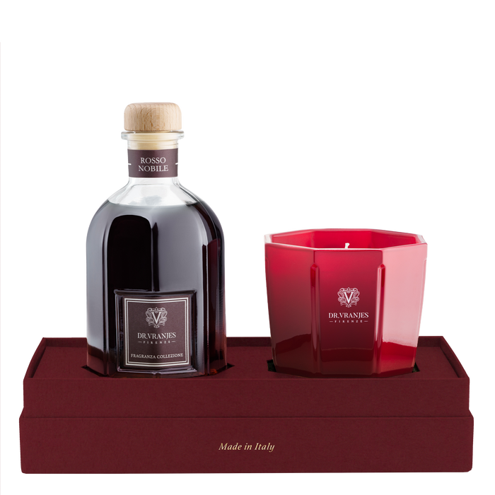 Rosso Nobile 250ml Home Fragrance & S Candle Gift Box