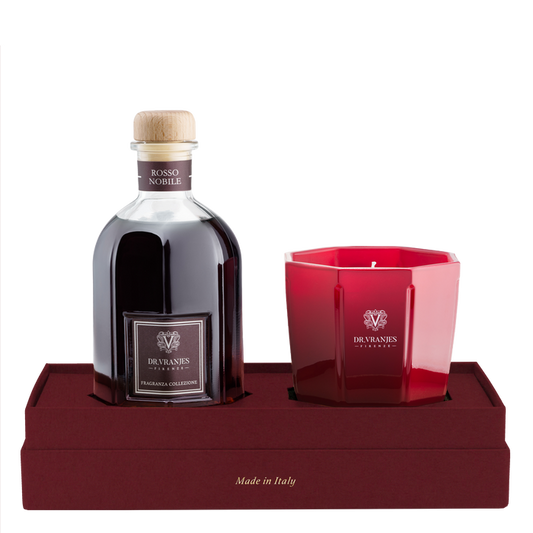 Rosso Nobile 250ml Home Fragrance & S Candle Gift Box