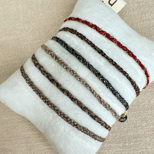 Bracciale filo intrecciato