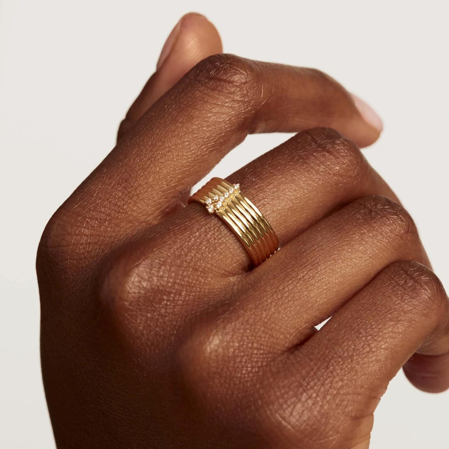 Anello in Oro Supernova-PDPAOLA- [SKU] -Gioielleria Granarelli