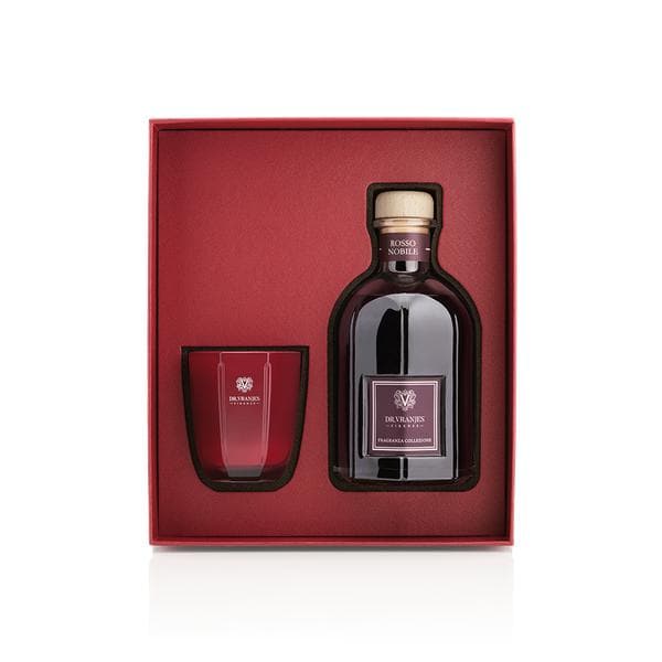 Living Gift Box Rosso Nobile Candela 80 gr + Diffusore 250 ml DR. VRANJES