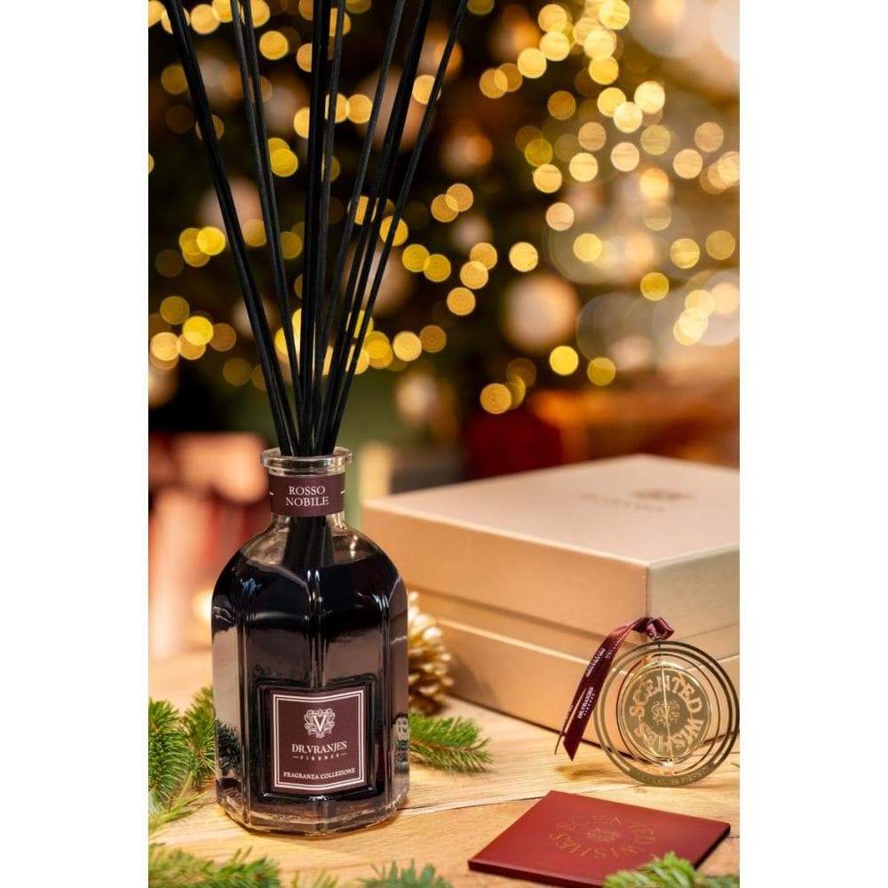 Granarelli dr. vranjes fragranza ambiente vetro profumo Gift Box Rosso Nobile Diffusore 500ml + decoro Stella Di Natale