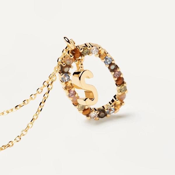 Girocollo Lettera S-Girocolli-PDPAOLA-CO01-278-U-Gioielleria Granarelli