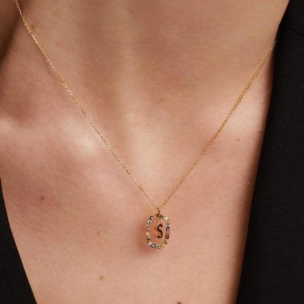 Girocollo Lettera S-Girocolli-PDPAOLA-CO01-278-U-Gioielleria Granarelli