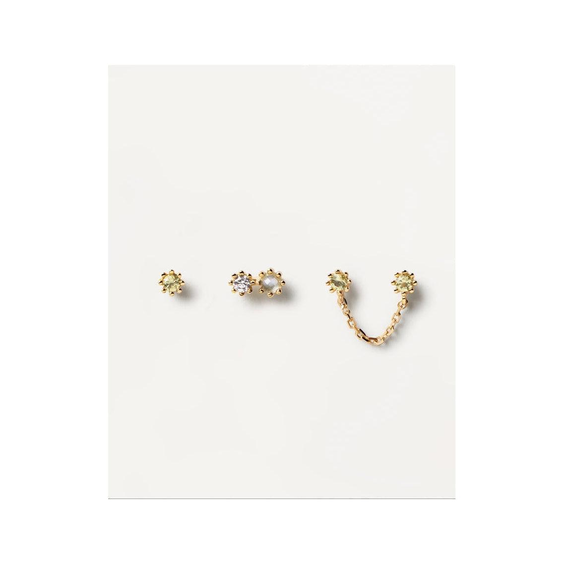 Set di Orecchini Kara Gold-Orecchini-[SKU]-Gioielleria Granarelli
