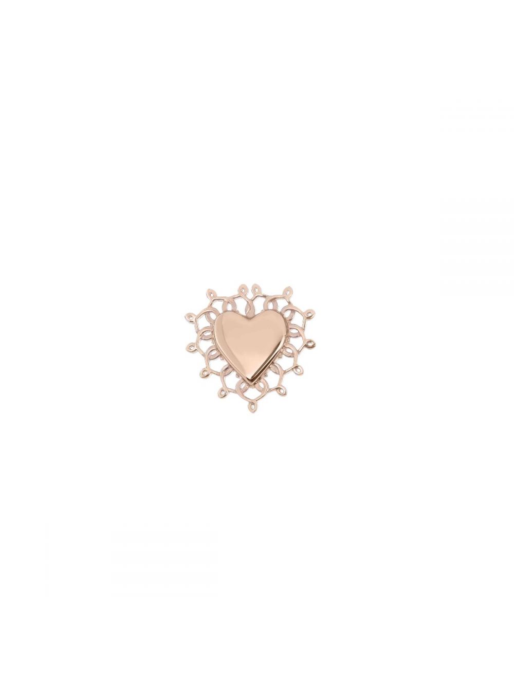 orecchino a lobo cuore sacro Elizabeth rosa